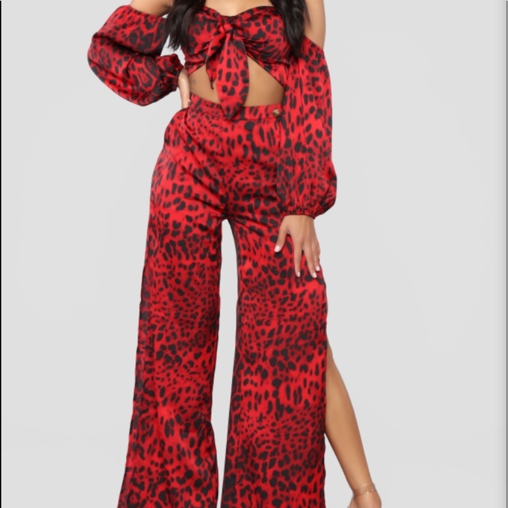Made In The Wild Satin Leopard Set